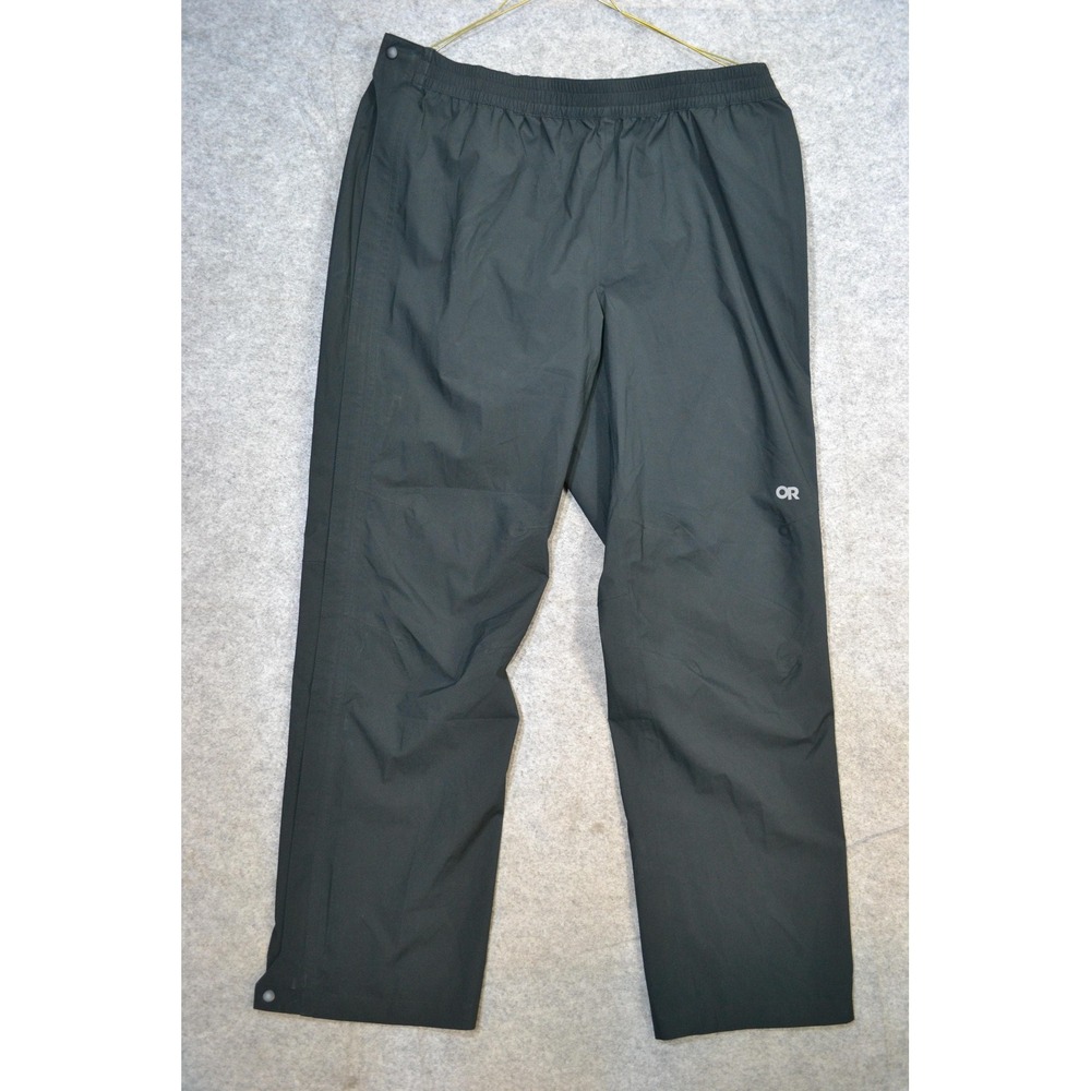 Outdoor Research Stratoburst Pants Womens XL Tall Black Stretch Rain Hiking $140